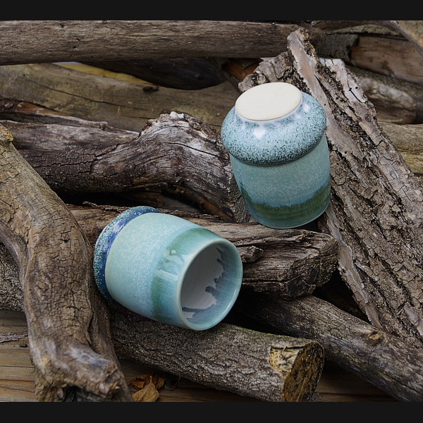 Sea Green Cups