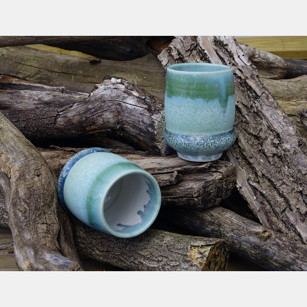 Interior Sea Green Cups
