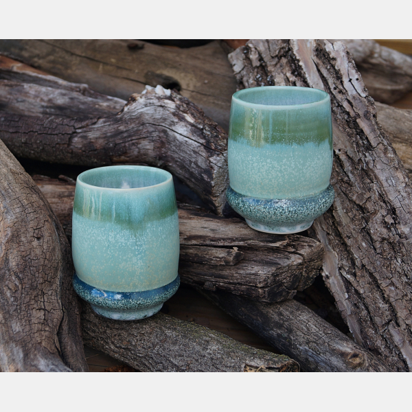 Back Sea Green Cups
