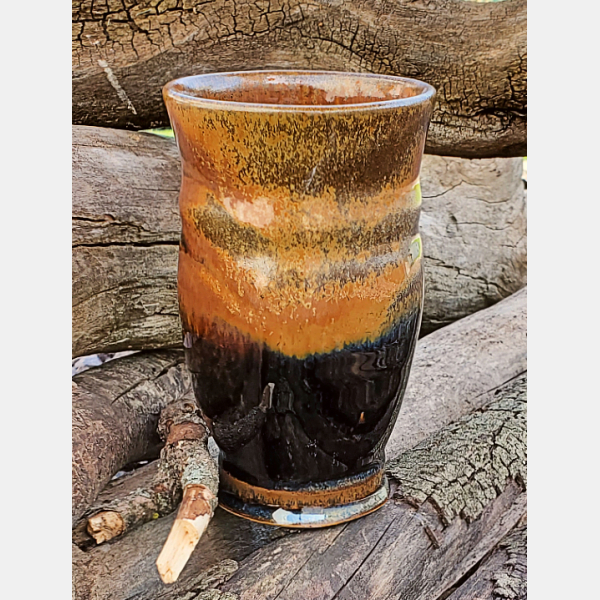 Gold & Black Goblet