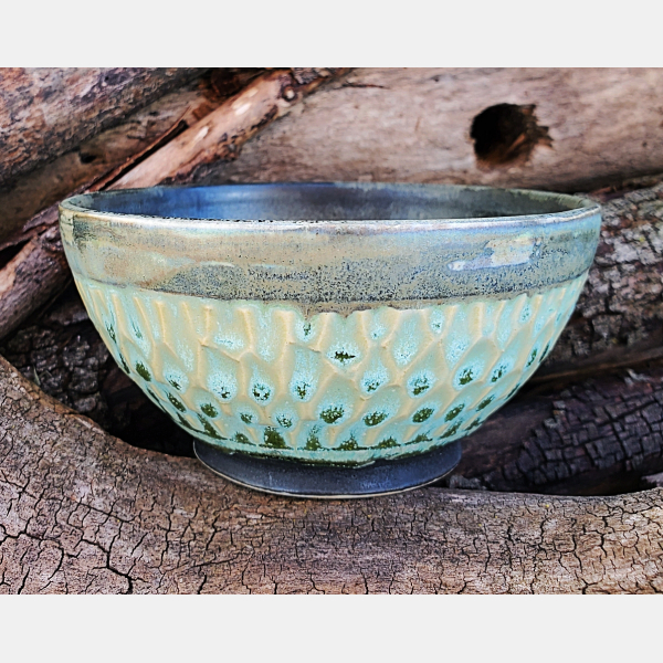 Left Side Rimmed Dip Bowl
