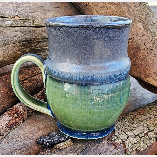 Left Side Mean Little Green Mug