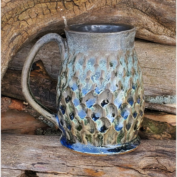 Stocky Textured Stein