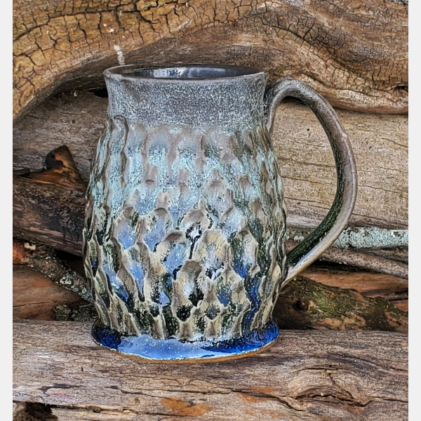 Stocky Textured Stein