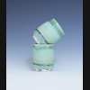 Stacked Crystallized Foot Tea Cup