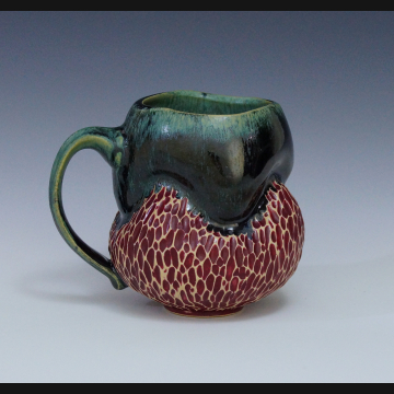 Merlot Morel Mug Left Side