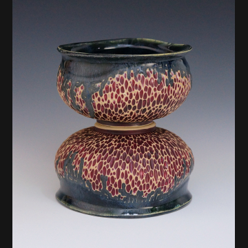 Red & Brown Morel Bowl