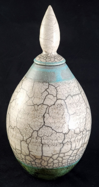 Peaked Lidded Vase